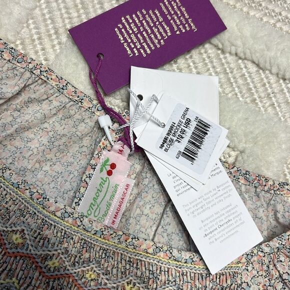 Bonpoint Girls Blouse Smockee Grenade - Picture 7 of 9